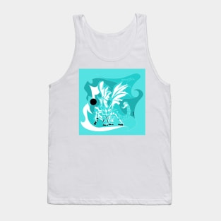 light manticore Scorpio ecopop lion winged beast art Tank Top